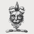 Leversedge family crest, coat of arms