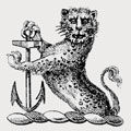 Delancey family crest, coat of arms