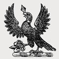 Burrows family crest, coat of arms