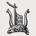 Verelst family crest, coat of arms