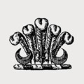 Tindal-Carill-Worsley family crest, coat of arms