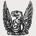 La Trobe-Bateman family crest, coat of arms