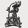 Pickering family crest, coat of arms