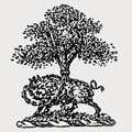 Gabbett-Mulhallen family crest, coat of arms