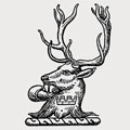 Bradford family crest, coat of arms