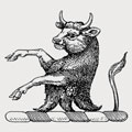 Sandars family crest, coat of arms