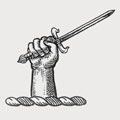 Binney family crest, coat of arms
