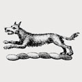 Wolf family crest, coat of arms