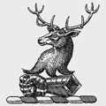 Gunter family crest, coat of arms