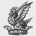 Synge-Hutchinson family crest, coat of arms