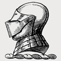 Helsham family crest, coat of arms