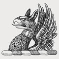 Montagu-Pollock family crest, coat of arms