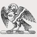 Ochterlony family crest, coat of arms