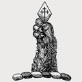 Ekins family crest, coat of arms