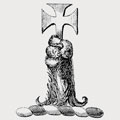 Hoghe family crest, coat of arms