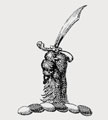 Bodington family crest, coat of arms