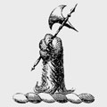Smerdon family crest, coat of arms