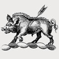 Morris family crest, coat of arms