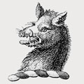 Young family crest, coat of arms