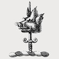 Hake family crest, coat of arms