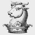 Buckel family crest, coat of arms