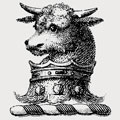 Ratcliffe family crest, coat of arms