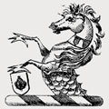Moss family crest, coat of arms