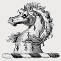 Horsefall family crest, coat of arms