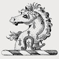 Clarke family crest, coat of arms