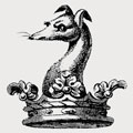 Hallington family crest, coat of arms