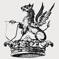 Bisshopp family crest, coat of arms