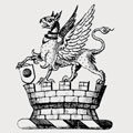 Bevan family crest, coat of arms