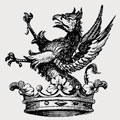 Rowles family crest, coat of arms