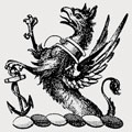Moret family crest, coat of arms