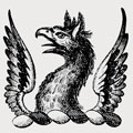 Coleridge family crest, coat of arms