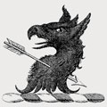 Fowell family crest, coat of arms