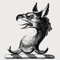 Cumby family crest, coat of arms