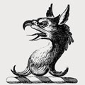 Leslie family crest, coat of arms