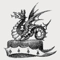 Brereton family crest, coat of arms