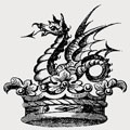 Seaton family crest, coat of arms