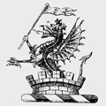 Kirk family crest, coat of arms