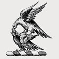 Glegg family crest, coat of arms