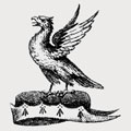Trenchard family crest, coat of arms