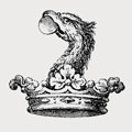 Woodall family crest, coat of arms
