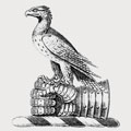 Strutt family crest, coat of arms