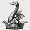 Vallance family crest, coat of arms