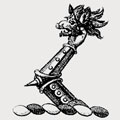 Hardyman family crest, coat of arms