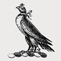 Falconer family crest, coat of arms