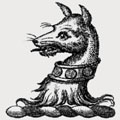 Fox family crest, coat of arms