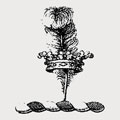 Burrows family crest, coat of arms